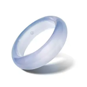 Blue Agate Ring - Throat Chakra Stone