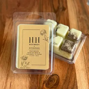 H|H Butterscotch & Bindings 2.5oz 71g Scented Wax Cubes for Home Fragrance Hand Poured in Sarasota,FL