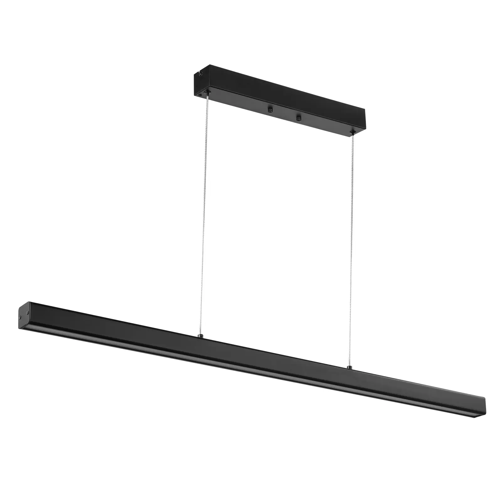 【Summerfinds】VEVOR Dimmable Linear Pendant Light 20W47 in LED Linear Light Fixture Chandelier with Acrylic Lampshade 3000K / 4000K / 6500K Color Temperature Adjustable Heightfor Dining Room Kitchen Island