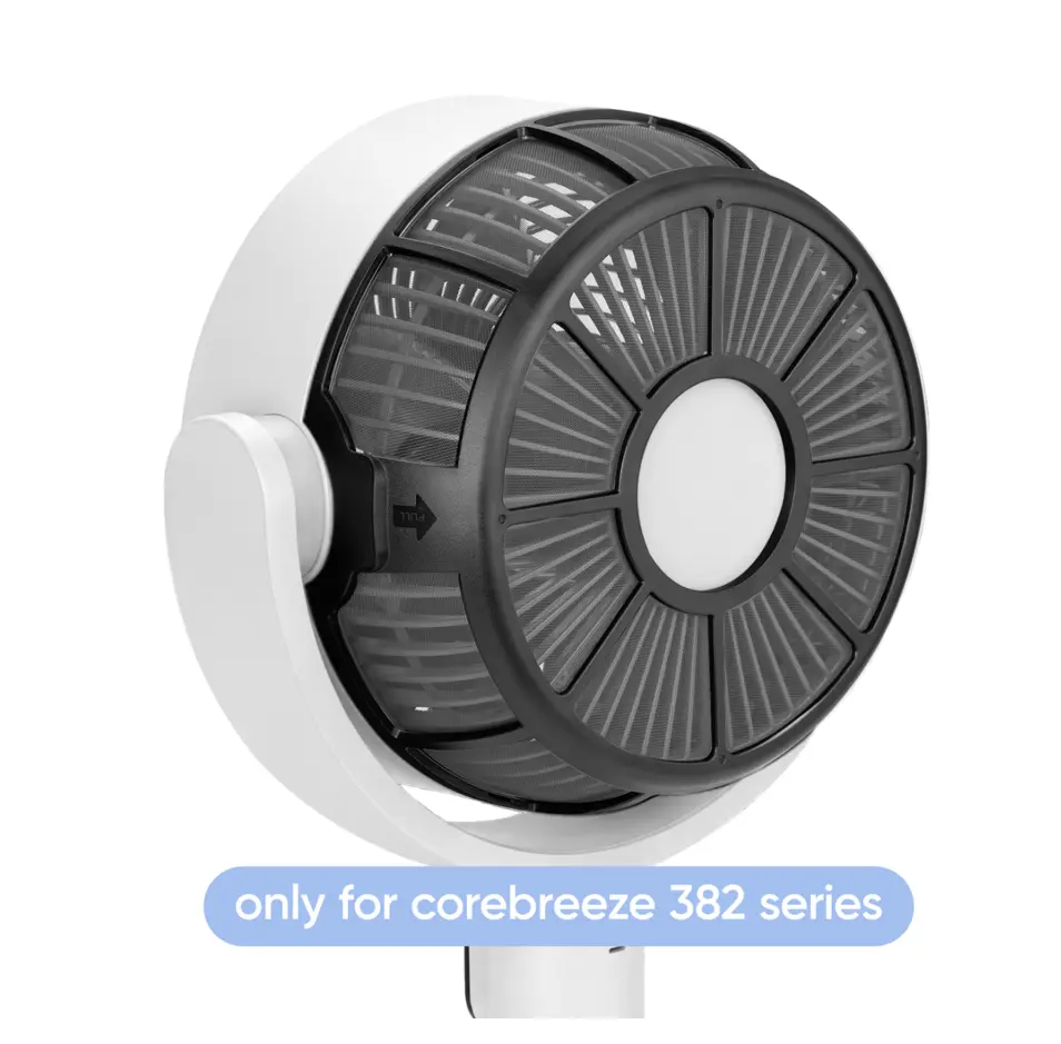 LEVOIT Rear Dust Filter Cover for CoreBreeze 382 Series Fan, New Washable Fine Mesh Replacement Sparepart, Reduces Dust Buildup, Compatible Only with R382-R382S, Includes Manufacturer Warranty