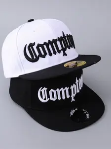 Men's Compton Baseball Cap, Korean Style Hip Hop Camo Hat, Premium Quality Cap, Fall Winter Party Birthday Gift, Casual Fitted Design, Premium Caps, High Quality Hat