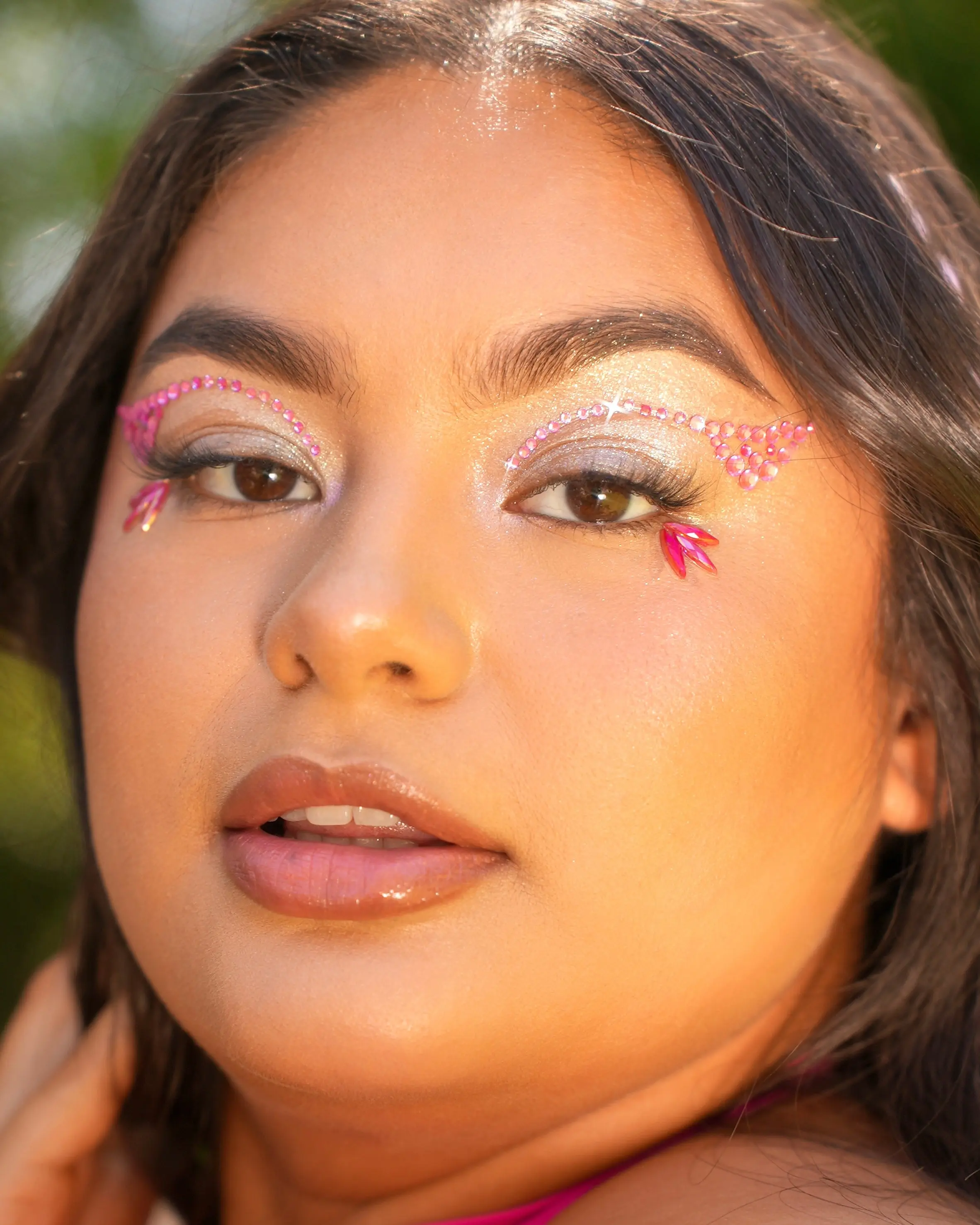 Unisex Pink Pony Club Face Jewels, DIY Scrapbooking & Stamping Toy Accessory, Makeup