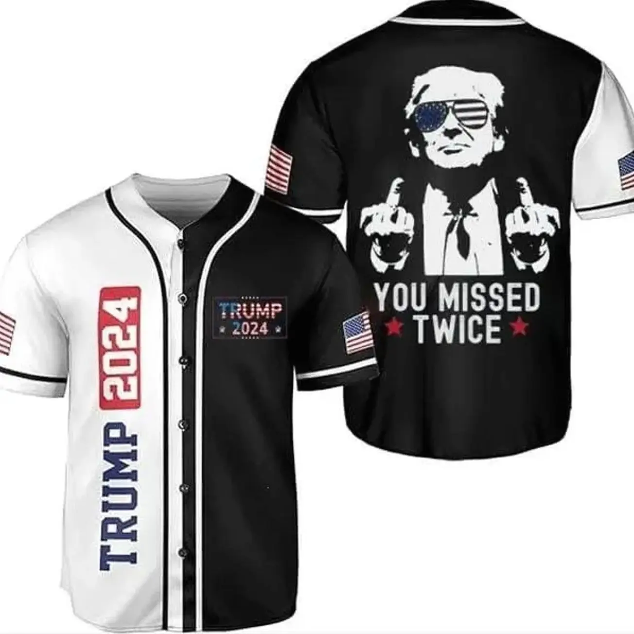 Trump Outlaw Baseball Jersey, Patriotic Political Graphic Shirt, American Eagle Western Style, Unisex Sportswear Fan Apparel
