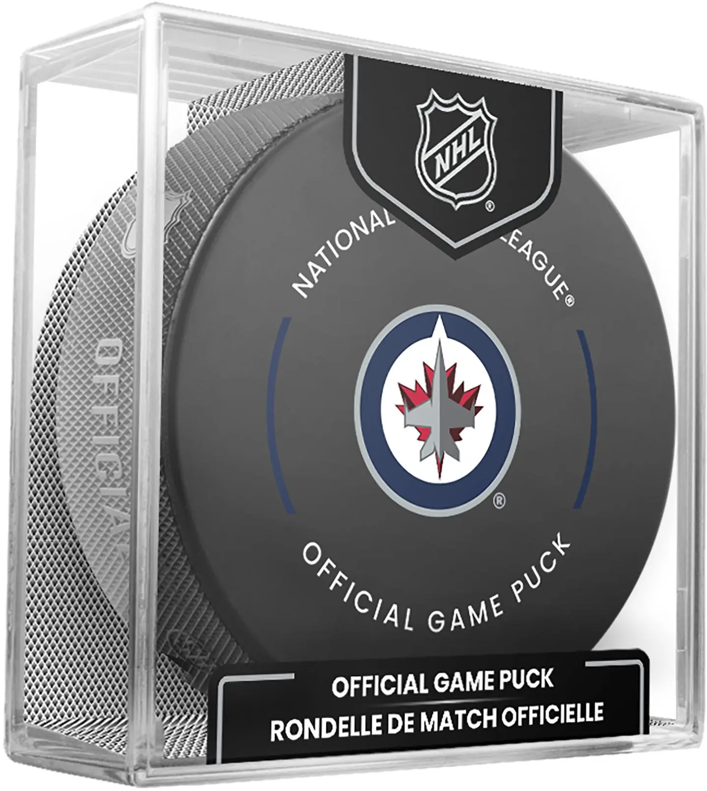 Winnipeg Jets Unsigned Inglasco 2022-23 Season Official Game Puck