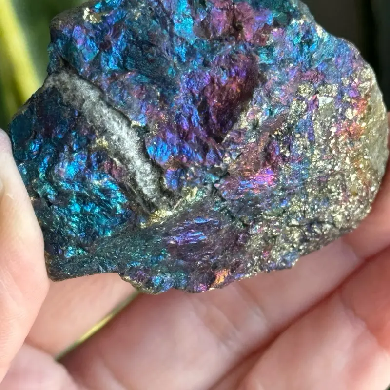 Peacock Ore (Chalcopyrite) – Iridescent Metallic Crystal Specimen