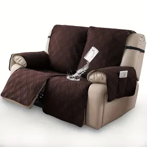 Waterproof Sofa Cover for 2-Seater Couches – Non-Slip Split Design, Easy to Install & Machine Washable, Spill Resistant Furniture Protector