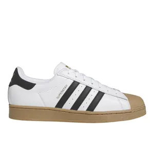 adidas Mens Superstar Adv Skate Sneakers Shoes - White