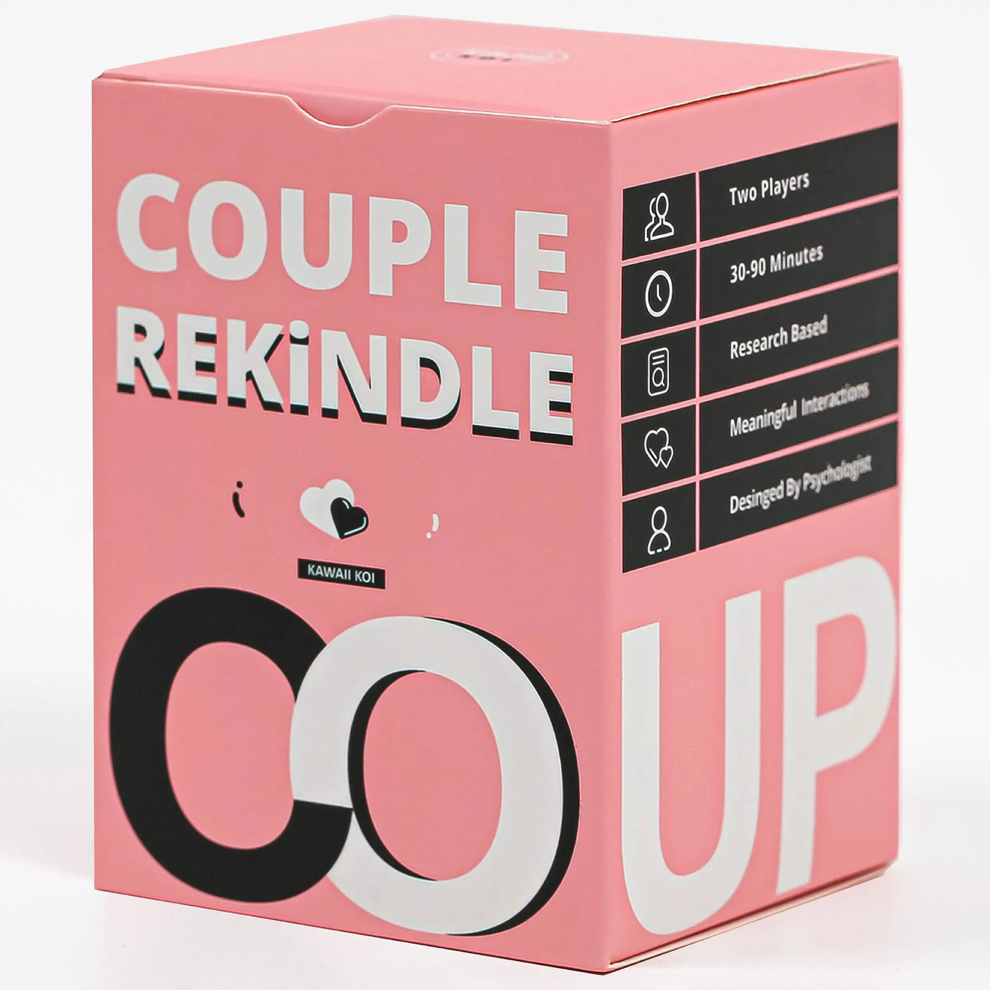 COUPLE REKINDLE Couples Game For Date Night Reconnect, 165 Couple Conversation Starter Cards - Rekindle and Strengthen Bond with Your Partner - Fun, Engaging, and Thought-Provoking Tabletop Game, Valentine’s Day & Wedding Gift for Couples
