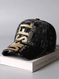 Spring Summer Embroidered Distressed Baseball Cap Dad Hat! Unisex Soft-Top Washed Sun Hat Cool Hat Street Fashion Cap