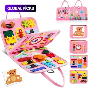 Baby's Creative Toy, 1 Set Fun Early Learning Handheld Preschool Busy Board Activity Sensory Educational Toy for Babies and Toddlers #GLOBAL PICKS