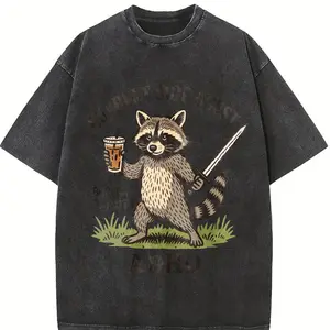 Comfort Colors Adhd Raccoon T-shirt, Funny Raccoon Shirt, Mental Health Tee, Current Side Quest Shirt, ADHD Tee