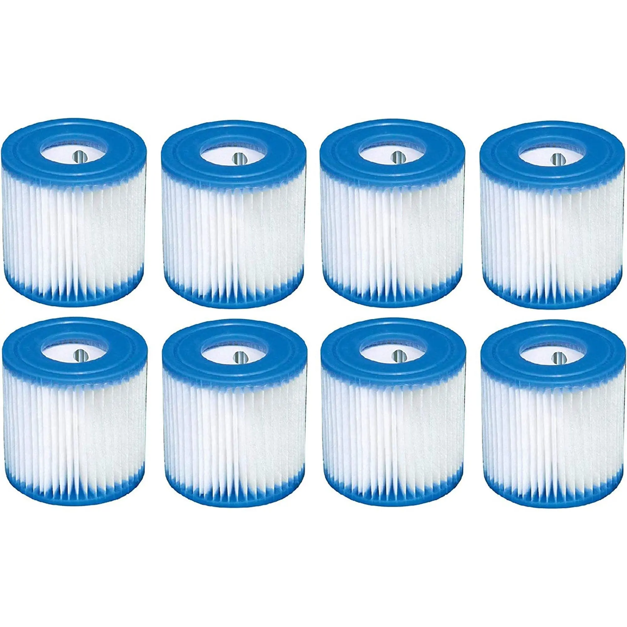 Intex Type H Easy Set Filter Cartridge Replacement for Swimming Pools (8 Pack)
