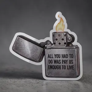 Lighter Sticker 3 pack