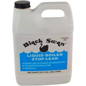 Liquid Boiler Stop-Leak – Boiler Leak Sealer for Steam & Hot Water Boilers – High & Low Pressure Heating Systems – Permanent Leak Repair – 1 Quart