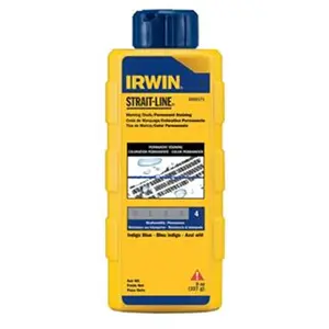Irwin  4 lbs.- Permanent Staining Marking Chalk - Indigo Blue