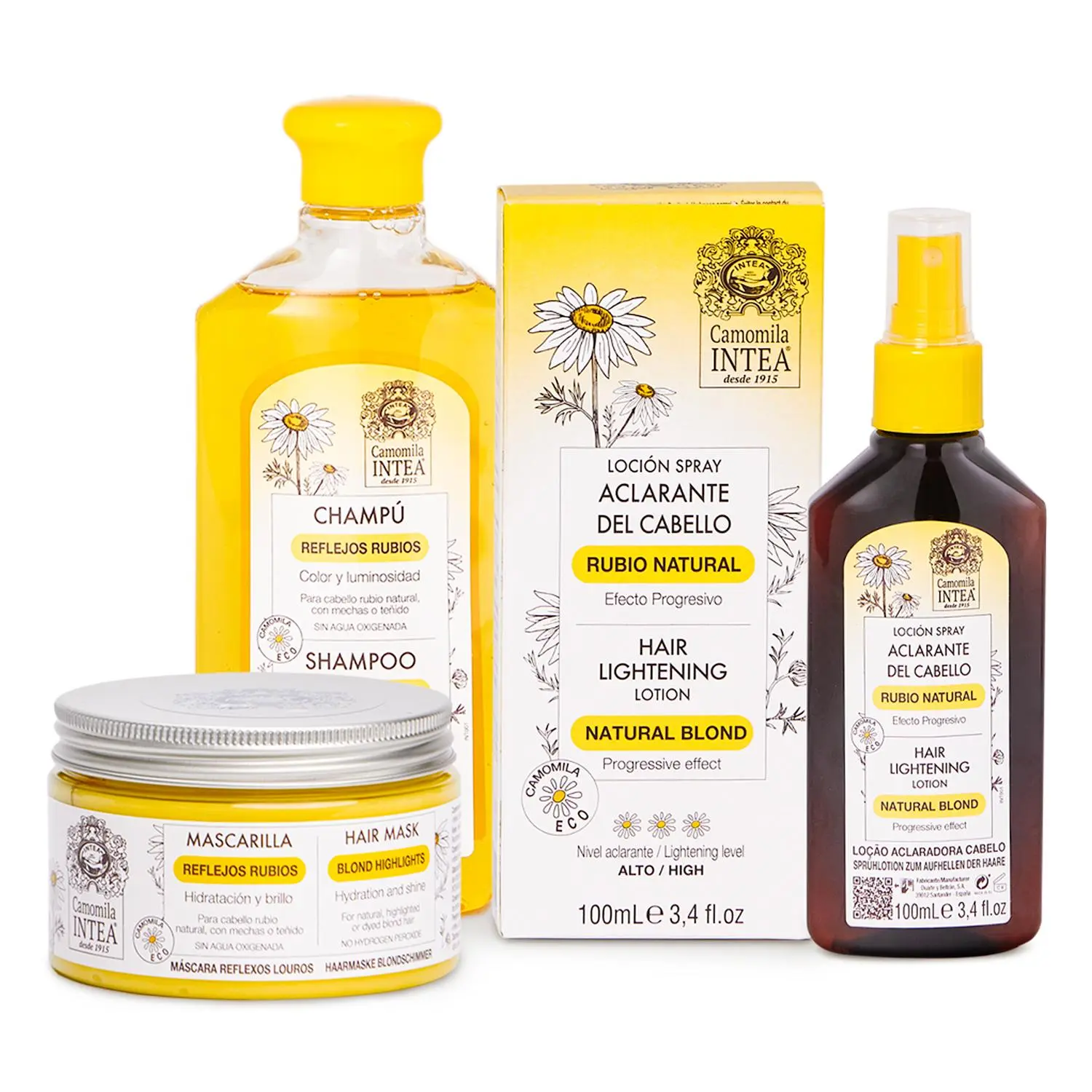 Camomila Intea Blonde Hair Care Kit