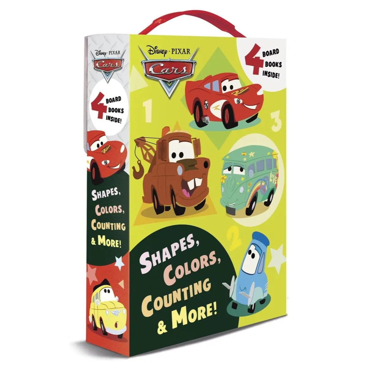 Cars Shapes, Colors & Counting Board Book | Toddler Learning Book