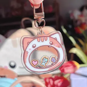 Waffles the Cat Acrylic Shaker