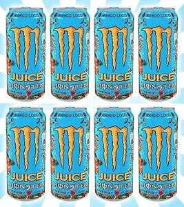 Monster Energy Juiced Mango Loco 16 Fl OzCans Refreshing Energy Drink with Tropical Punch Sweet Flavor and Bold Kick Ideal for Workouts Parties or Waking Up  Beverage Fruit Soda