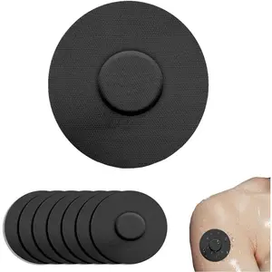 60 Pieces Waterproof Sensor Covers for Freestyle Libre 1/2/3, Sweatproof CGM Sensors Adhesive Patches,Pre-Cut Continuous Glucose Monitor Protection,No Glue in the Center of Tape