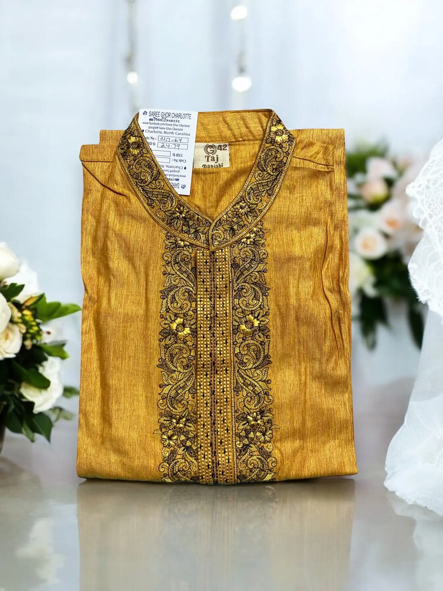 Men's Traditional Soft Cotton High Quality Kurta 12