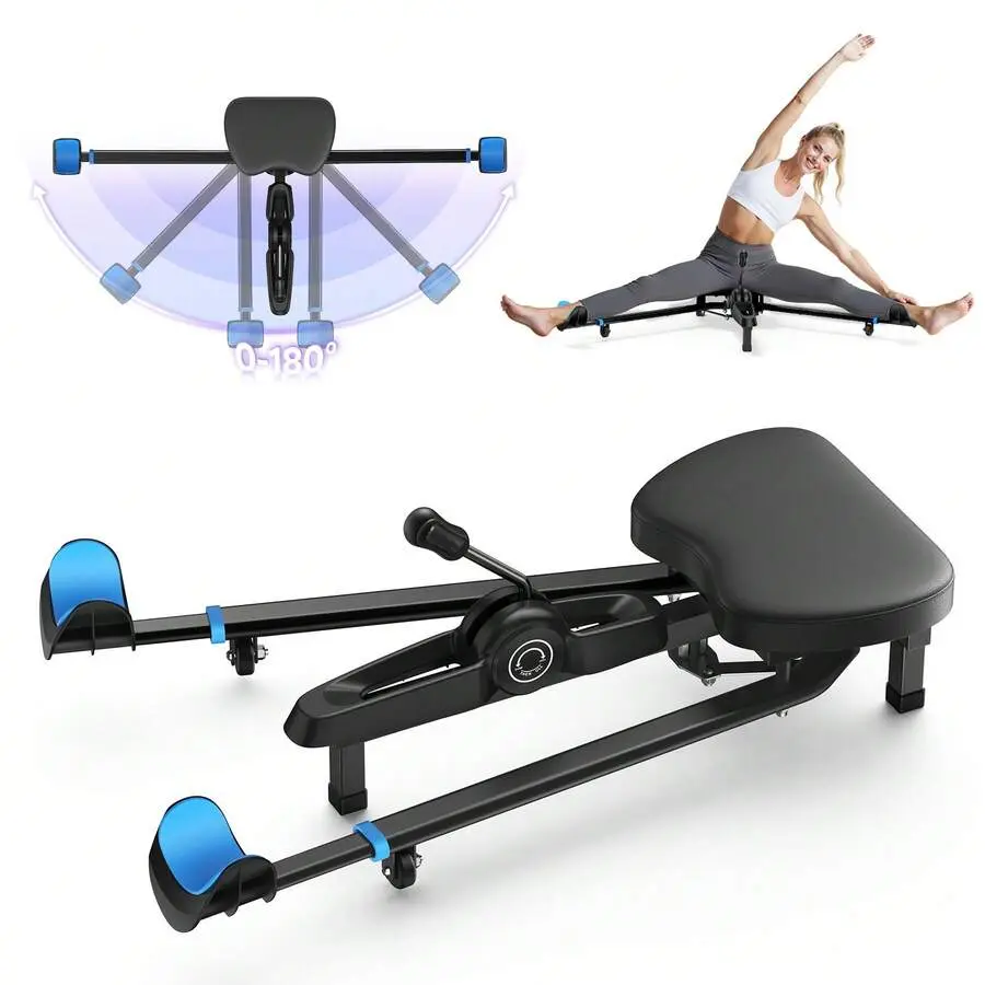Leg Stretcher Machine, Professional Alloy Steel Flexibility Trainer for Women with Hand Brake Lock, Body Curve-Fit Adjustable Seat, 300lbs Max Capacity, Flexibility Training, No Discomfort, No Soft Tissue Damage, No Harsh Pressing