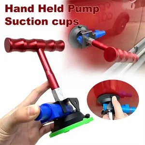 Handheld suction cup tool for dent repair, designed specifically for removing dents without paint, making it an ideal choice for home car repairs