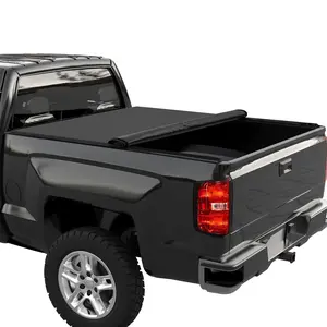 【GARVEE】Roll-Up Soft Tonneau Covers for Silverado 1500 (2014-2018) in 5.8ft and 6.6ft Sizes - Durable, Flexible Truck Bed Protection Options