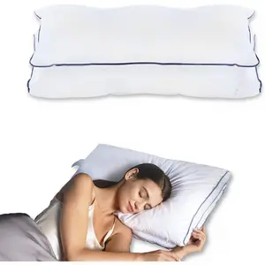Adjustable   Bed Pillows for Sleeping, Innovative Two-Layer   Pillow with Adjustable Pillow Raiser for Side &  Sleepers
