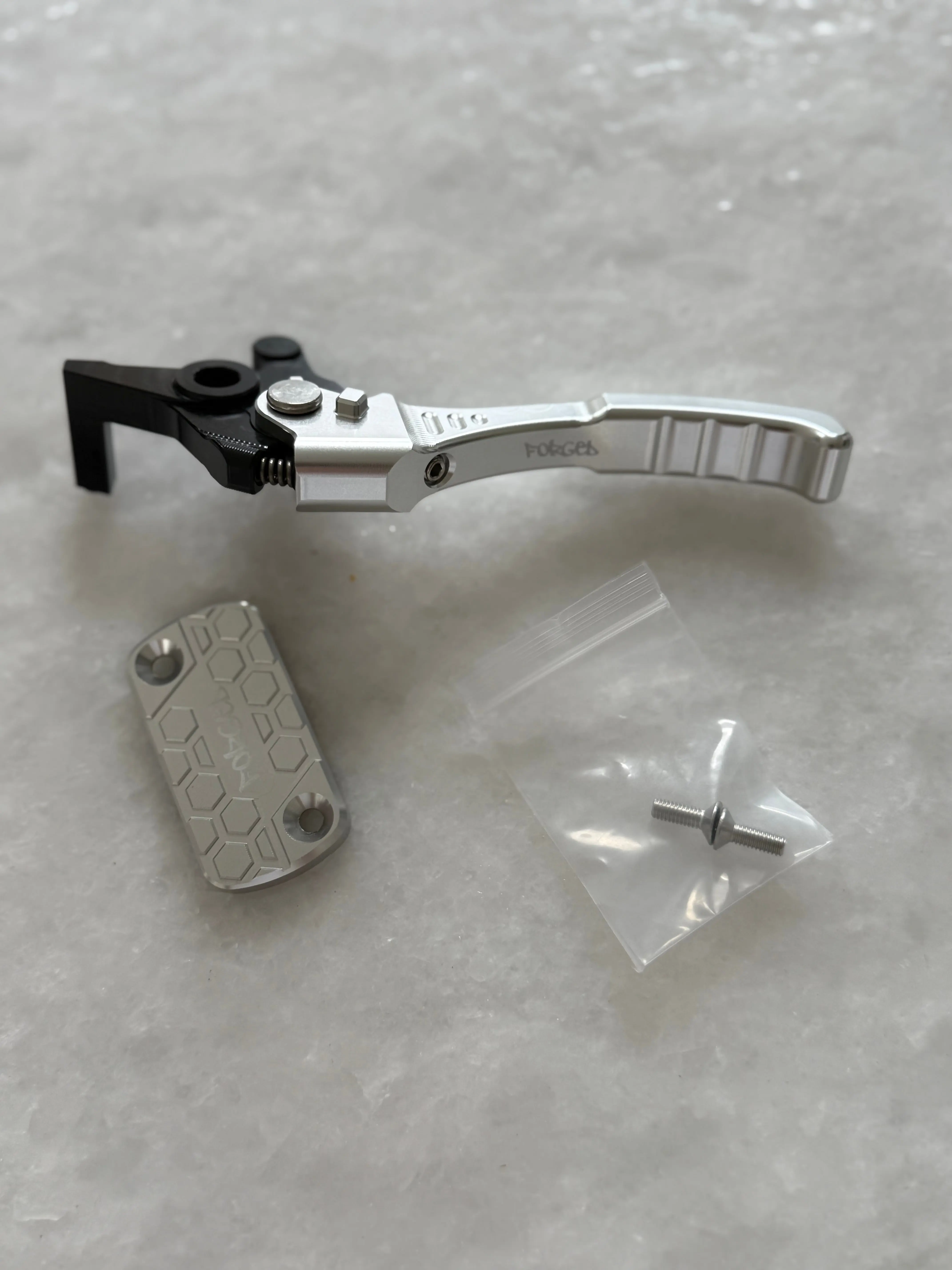 Sur-Ron Ultra Bee Brake Upgrade Kit | CNC Lever, Reservoir Cap & Hardware | Forged Racing