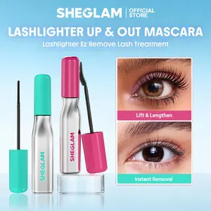 SHEGLAM Lashlighter Up and Out Mascara with Remover Set Lengthening Curling Volumizing Mascara Smudge Proof Waterproof Long Lasting Easy Removal Lash Set