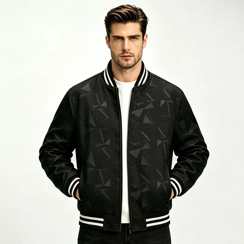 Autumn And Winter New Men's FashionAviator Jacket Fleece Thickened WarmBaseball Jacket Casual Coat Men'sWindproof Jacket