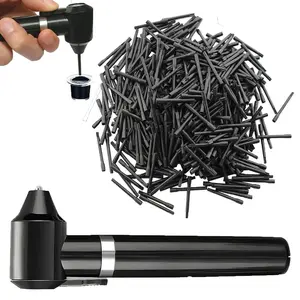 Pro-Grade Tattoo Ink Mixer, 2-Second Pigment Blender, One-Button Operation Portable Tattoo Tool with 100 Sterile Disposable Mixing Sticks