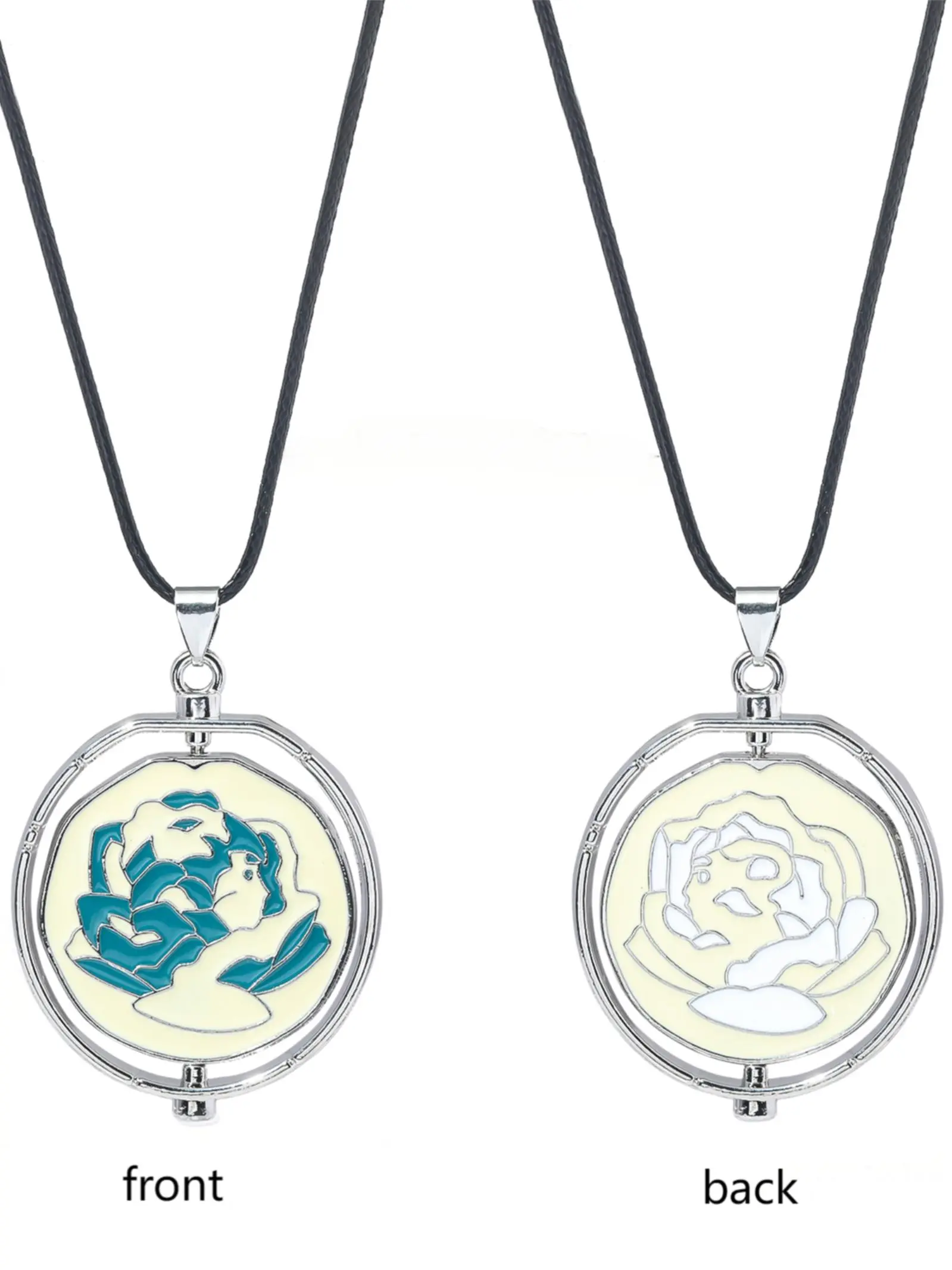 League Of Legends Double Sided Pendant Design Necklace, Pendants Necklaces, Fashion Jewelry for Party, Daily Clothing Decor, Trendy All-match & Exquisite Jewelry for Birthday Gift
