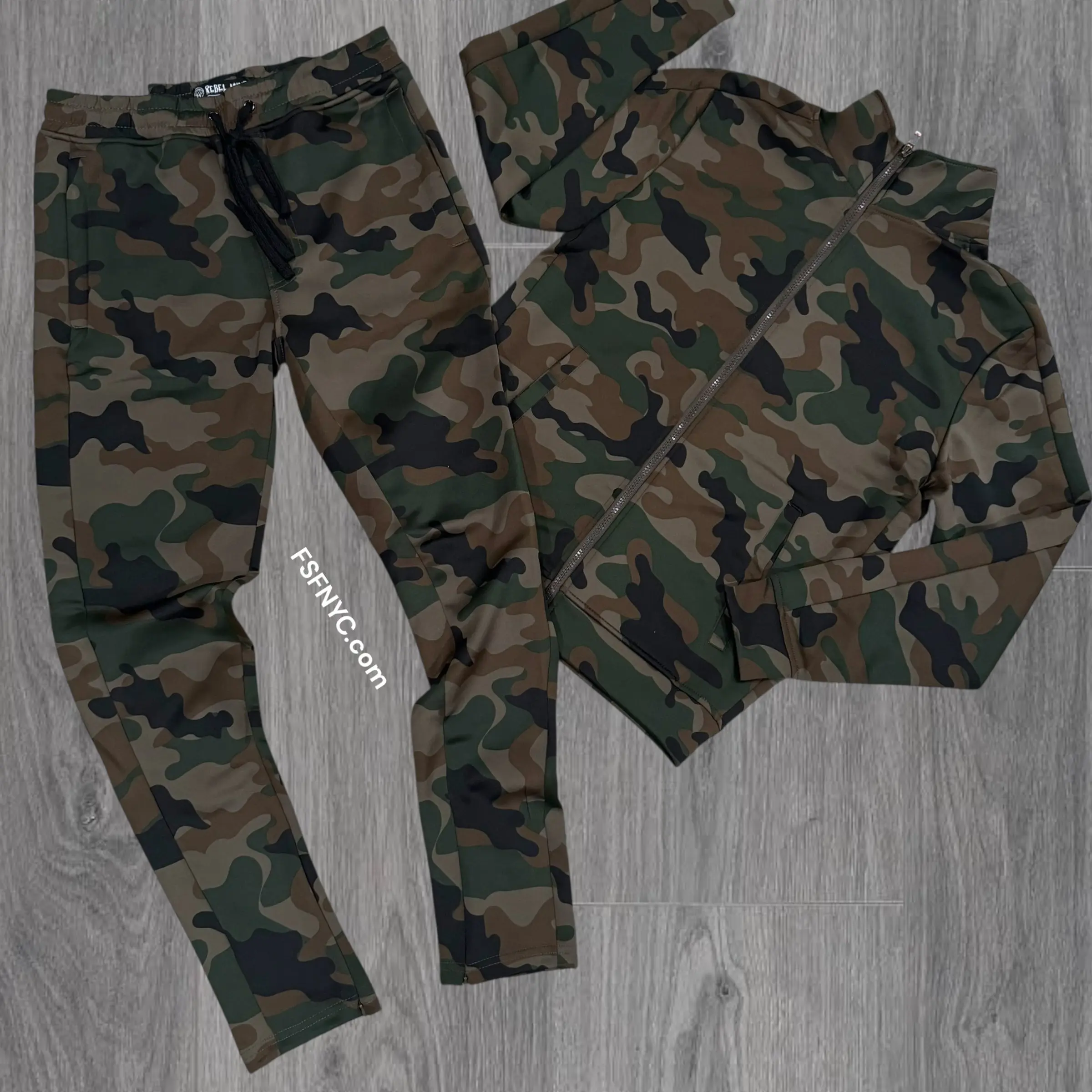 Rebel - SLIM Solid Track set (WOODLAND) 513 - 413 T