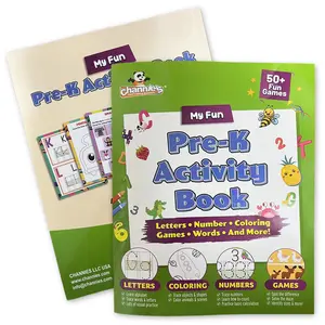 Pre-K Activity Book-Games, Colors, Letter-Tracing, Counting, Mazes, and More!