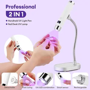 (Upgrade) Mini UV LED Nail Lamp with Adjustable Stand,  USB Gel Nail Dryer, Fast Drying, Touch & Induction, DIY Home Salon Nail Tool, Nail Care Tool, perfect Gift