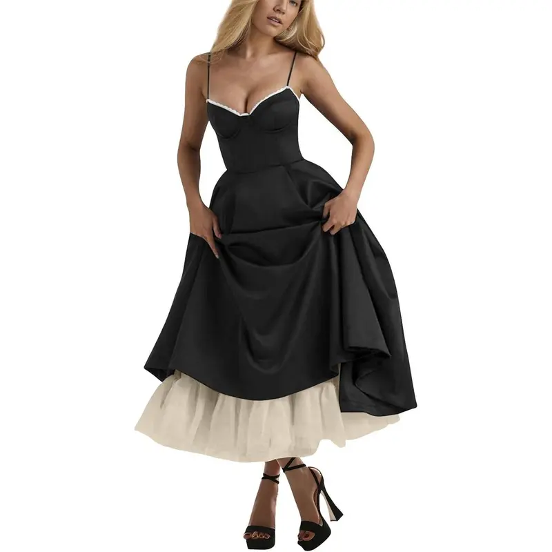 Tight corset flowy prom dress - TikTok Shop