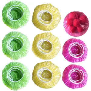 60pcs Elastic Food Storage Covers Reusable Stretch Durable Plastic Bowl Covers, Elastic Bowl Covers For Family Outdoor Picnics, 3 Sizes
