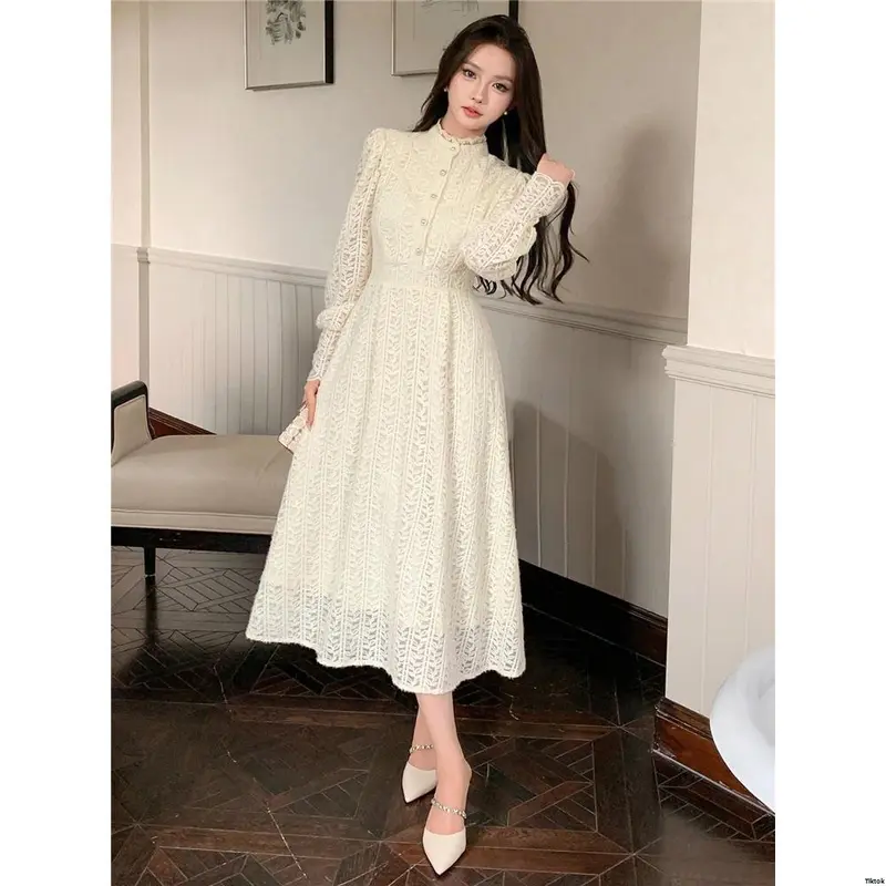 white long sleeve dress shirt Women's White, Banded Collar, Long Sleeve Dress Shirt