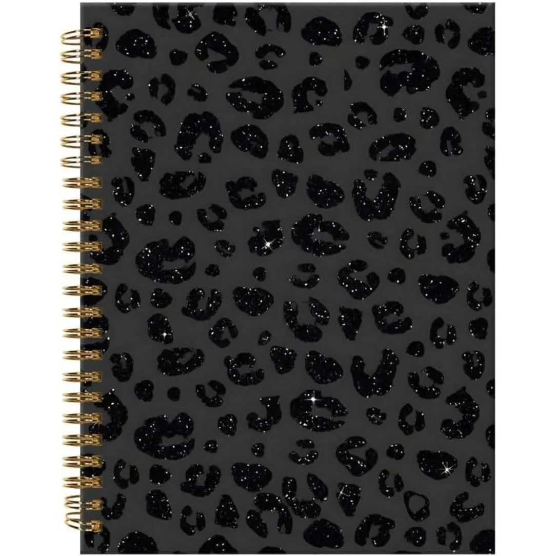 Spiral Journal Notebook, Hardcover Notebooks, 1 Count Hardcover Lined Journal for Women, Cute College Ruled Writing Notebook for Gifts Office Work School, College Essentials