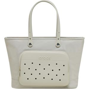 Crocs Classic Medium Nylon Tote Bag, Shoulder Bag, Beach Bag, Accessorize with Bag Charms and Jibbitz Charms