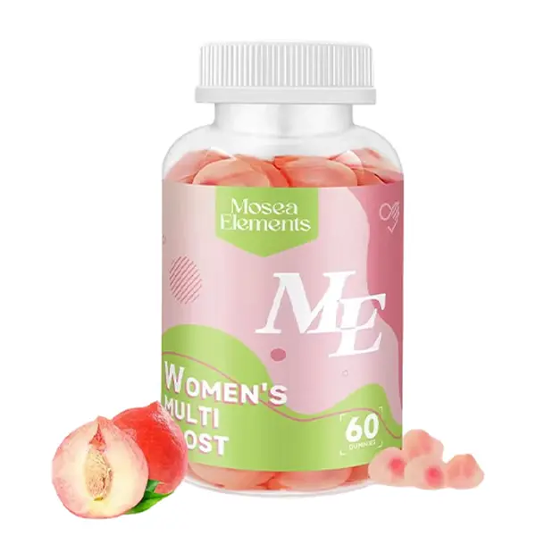 Methylated Multivitamin for Women Gummies，Inositol, Folate, Vitamins A C D3 E B12 K2, Herbal & Mineral Blend,  for Hair, Skin, Energy, Immune Support 60 Count