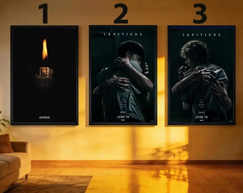 Leviticus Indie Movie Poster Collection Dark Film Wall Art Set