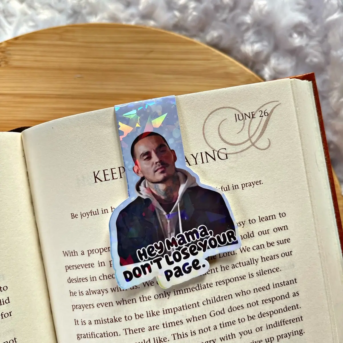 Hey Mama Magnetic Bookmark