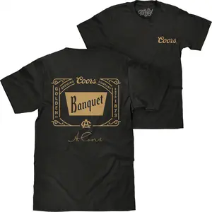 Coors Banquet A. Coors Signature Front and Back Print T-Shirt