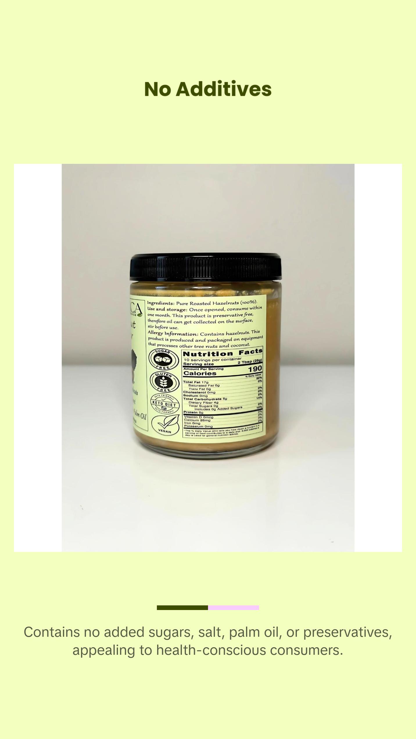 100% Natural Hazelnut Butter