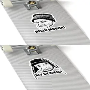 Unique Funny Quote Parody Sticker, Bold Retro Inspired Graphic Sticker, Classic Movie Sticker