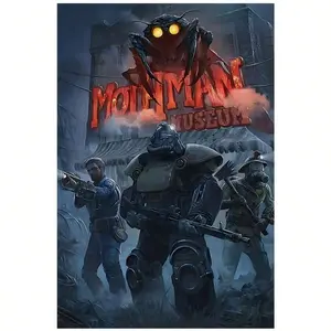 Fallout 76 Canvas Wall Art,Framed Poster, Sci-Fi Themed Decor For Living Room & Bedroom, Art & Craft Material