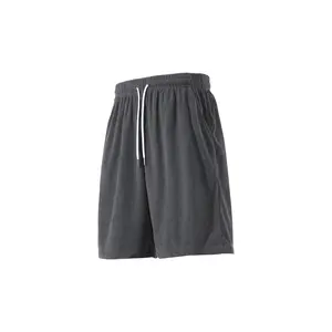 Corduroy men’s solid color striped casual mid-length shorts for summer, loose athletic fit